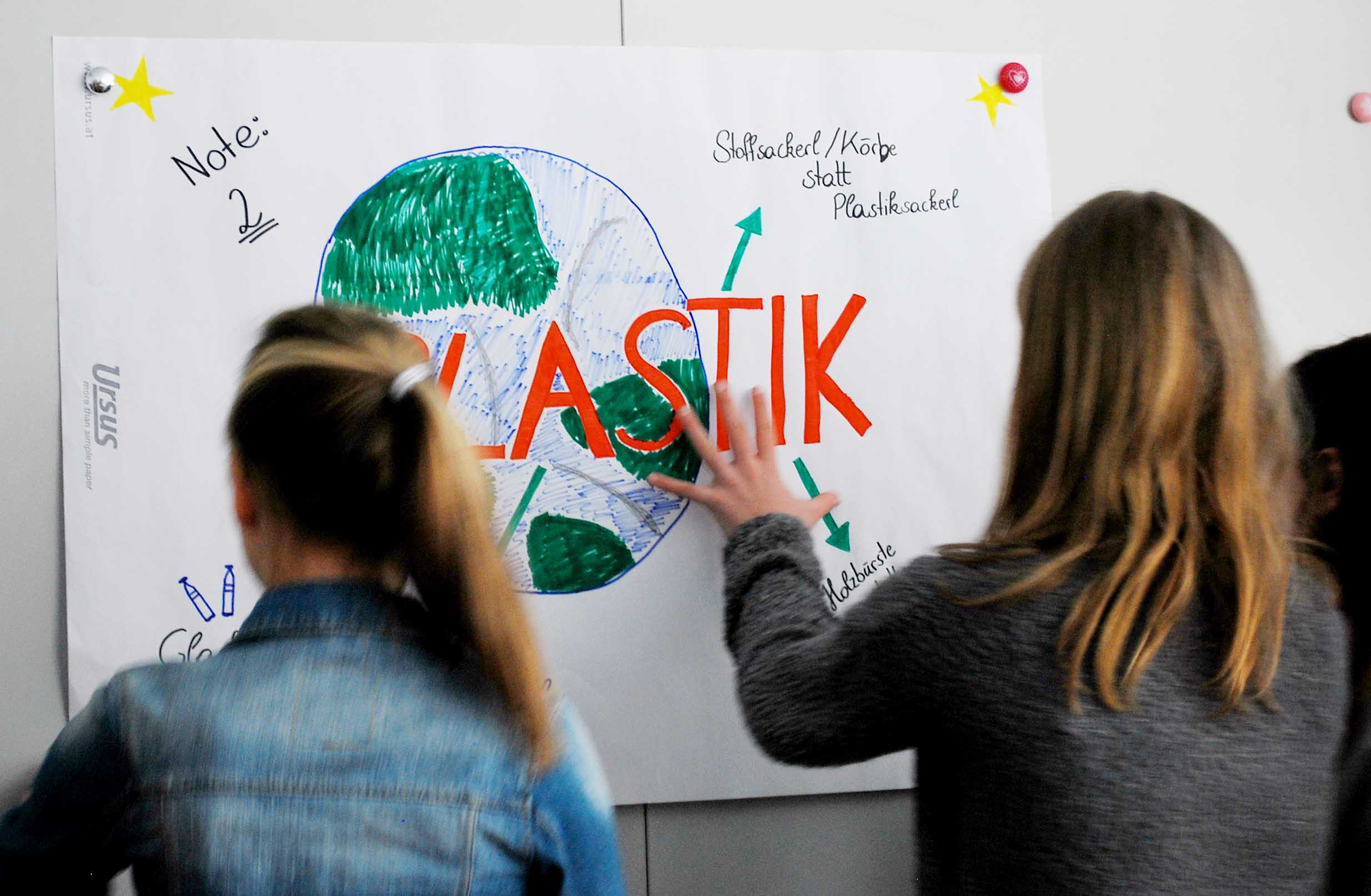 Schulworkshop #ichbinsoplastikfrei an der NMS Pregarten (Foto © #ichbinsoplastikfrei)