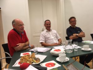 DI Thomas Anderer und Bgm. Roland Wohlmuth, Landesabfallverband, LR Rudi Anschober